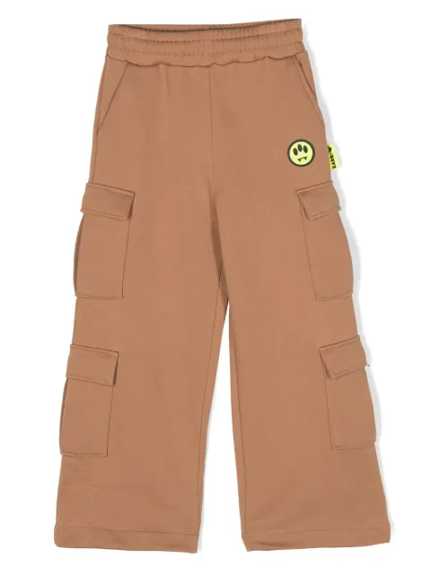 Barrow kids pantalones cargo con motivo smiley