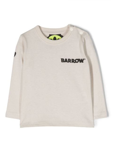 Barrow kids logo-print long-sleeved T-Shirt 