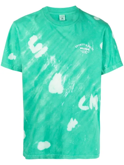 Sporty & Rich Wellness tie-dye T-shirt