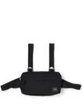 Comme des Garçons Homme x Porter logo-patch chest bag - Black