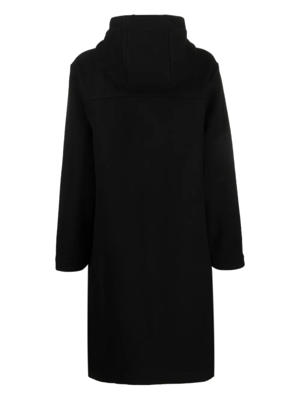 ASPESI button-up hooded knitted coat - Zwart