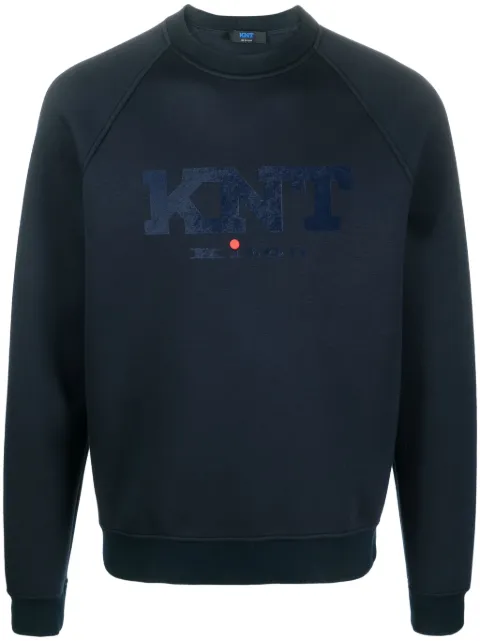 Kiton sudadera con logo estampado