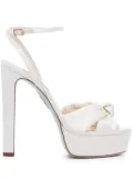 Aquazzura 130mm Cupid Plateau sandals - White