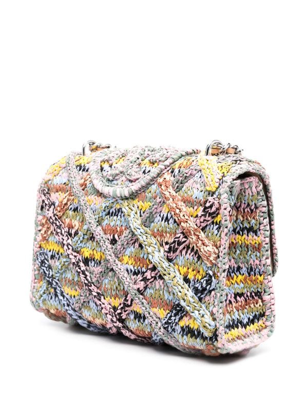 Fleming Soft Straw Mini Bucket Bag: Women's Designer Crossbody