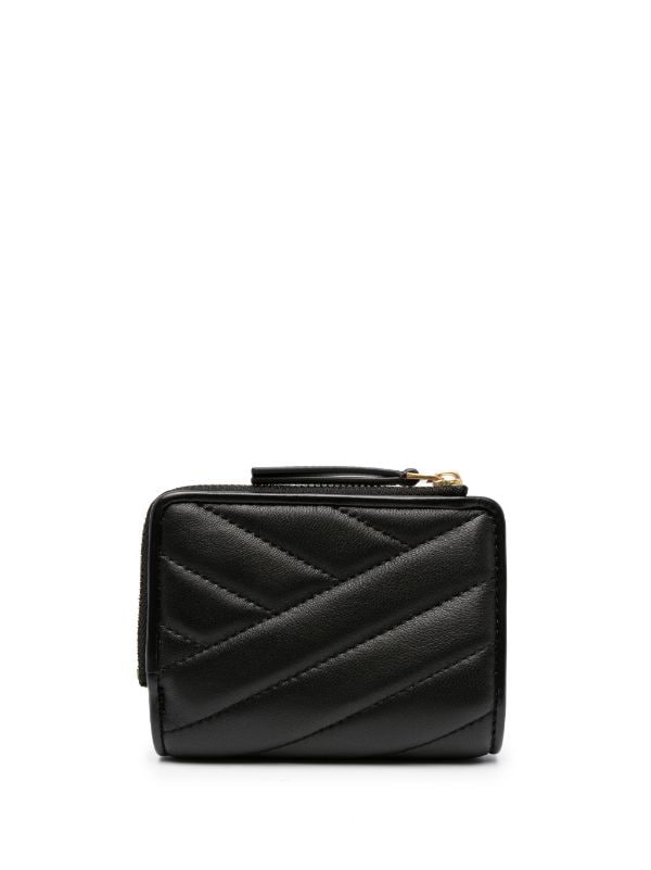 Tory Burch Kira Chevron Fold Wallet - Black for Women