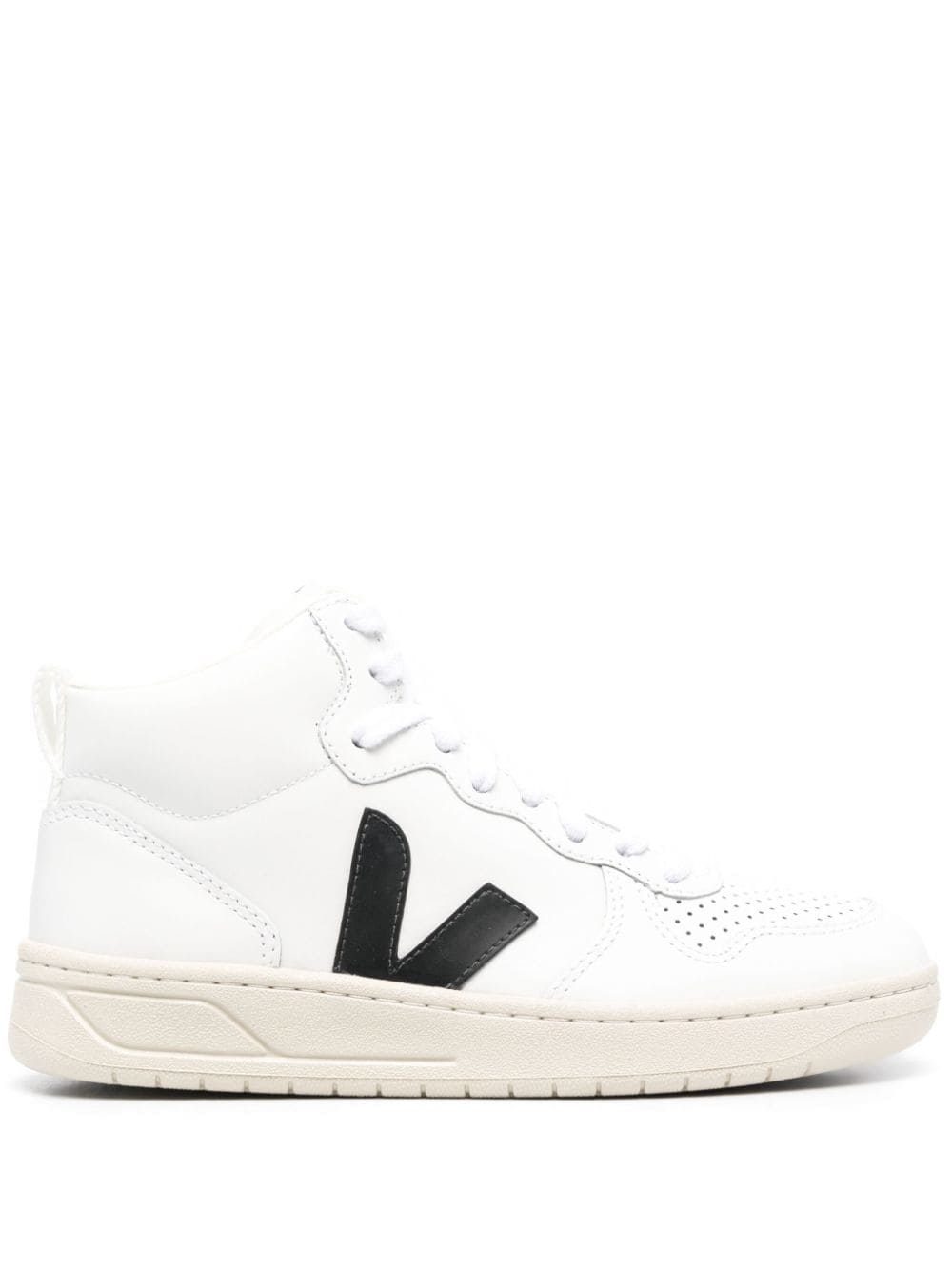 Image 1 of VEJA V-10 high-top leather sneakers