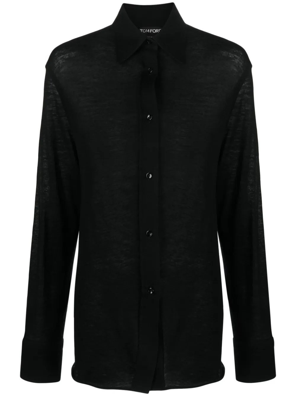 TOM FORD カシミア シャツ - ブラック TOM FORD カシミア シャツ - ブラック
