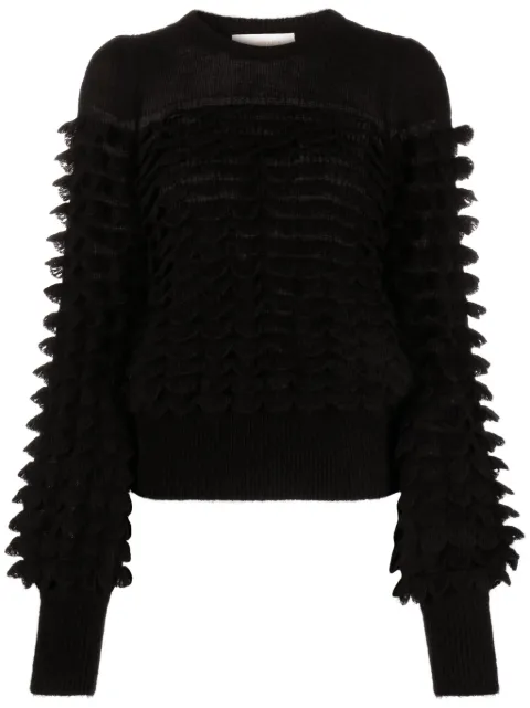 ZIMMERMANN 3D-knitted felted jumper