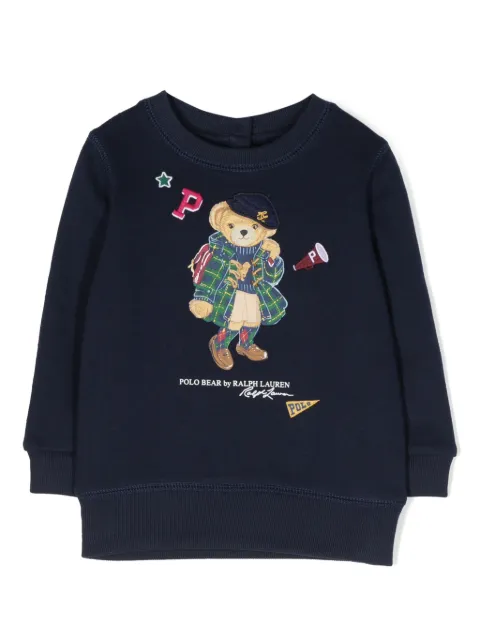 Ralph Lauren Kids Polo Bear-motif sweatshirt