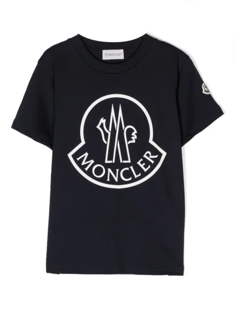 Moncler Enfant logo-print cotton T-shirt