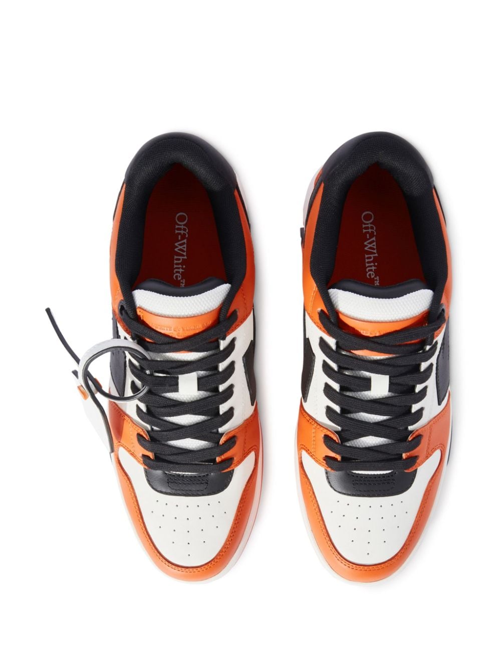 Shop Off-white Out Of Office Low-top Sneakers In Orange