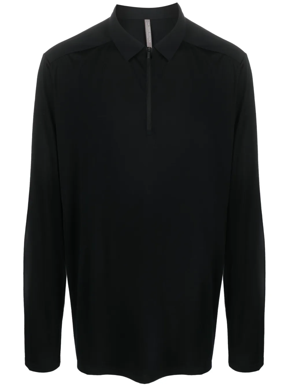 Veilance playera tipo polo con cierre | negro | Image 1