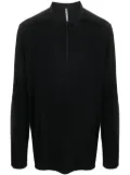 Veilance zip-up polo shirt - Black
