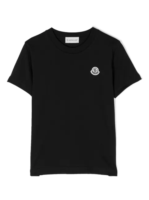 Moncler Enfant logo-patch cotton T-shirt
