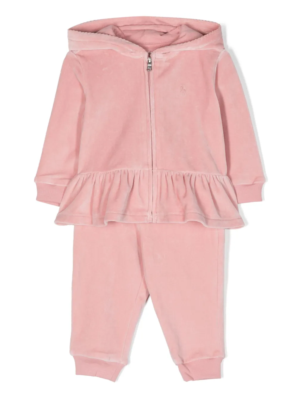 POLO RALPH LAUREN POLO PONY-MOTIF VELOUR TRACKSUIT