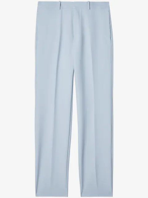 Off-White logo-embroidered straight-leg trousers