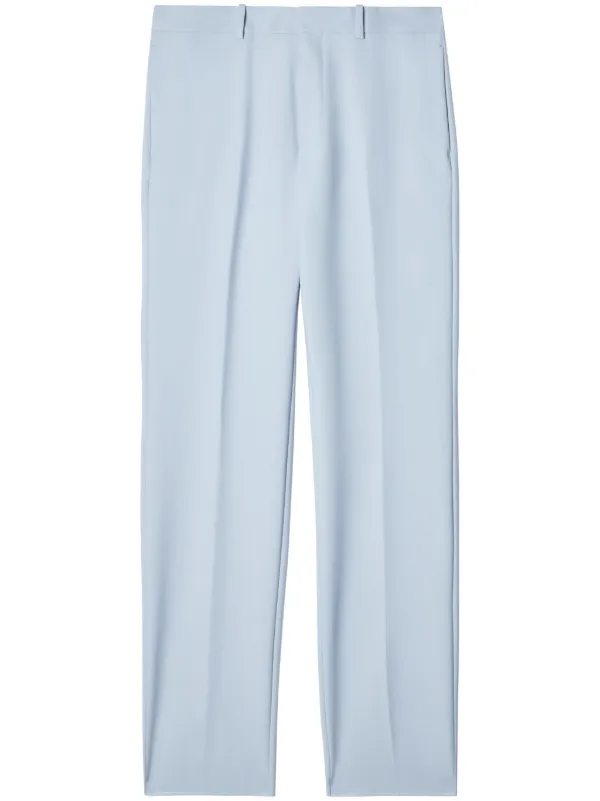 White best sale embroidered trousers