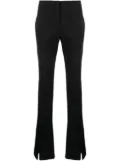 Off-White split-hem straight-leg trousers - Black