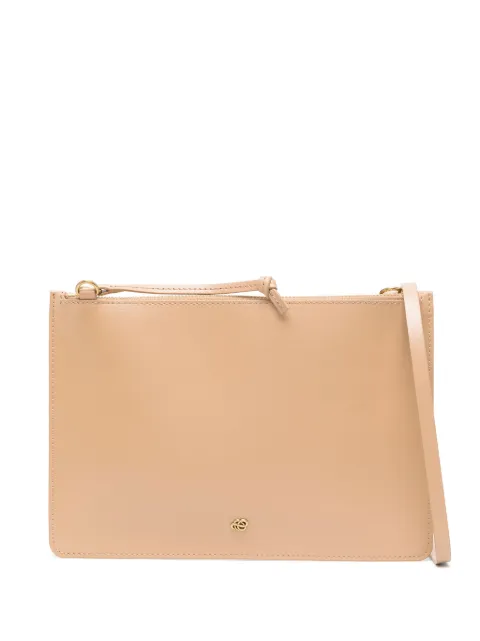 By Malene Birger Aya leather clutch bag
