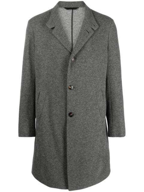 Manzoni 24 cashmere single-breasted coat