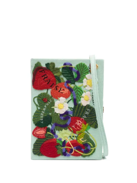 Olympia Le-Tan Fraise book clutch bag