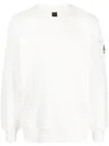 Moose Knuckles Hartsfield logo-plaque sweatshirt - Neutrals
