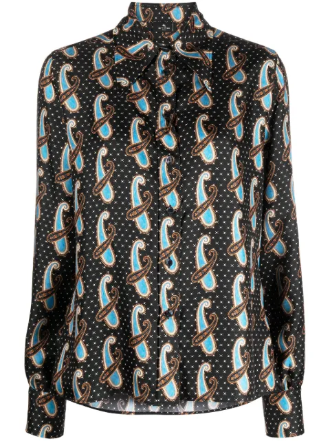 ETRO paisley-print silk shirt