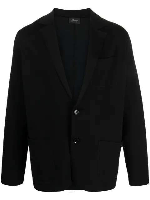Brioni single-breasted jersey blazer