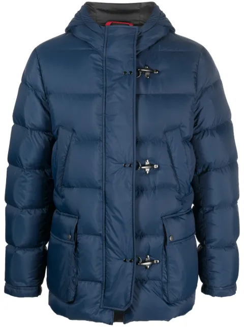 Fay carabiner-fastening padded down jacket