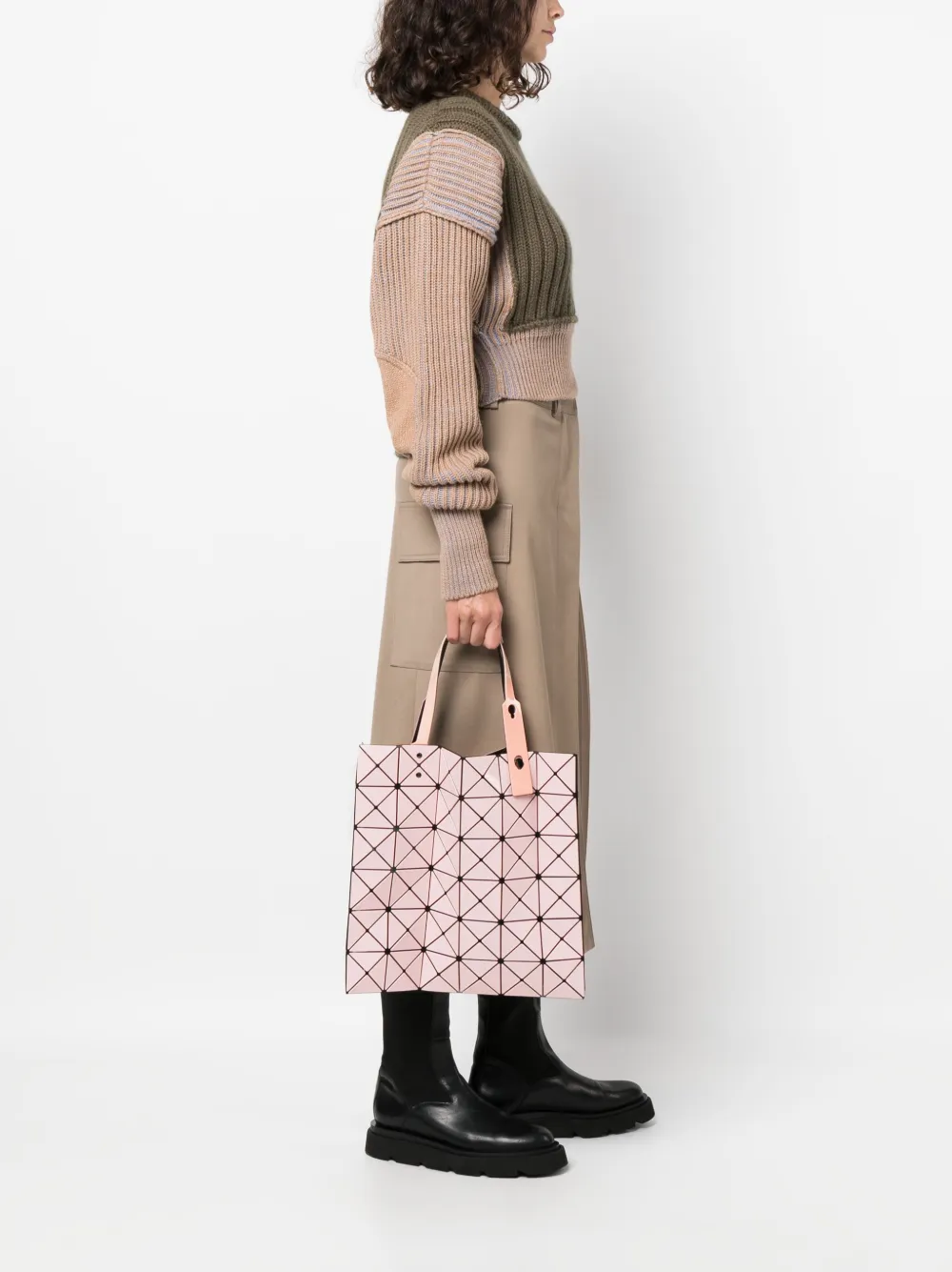 Issey Miyake Prism tote bag - Roze
