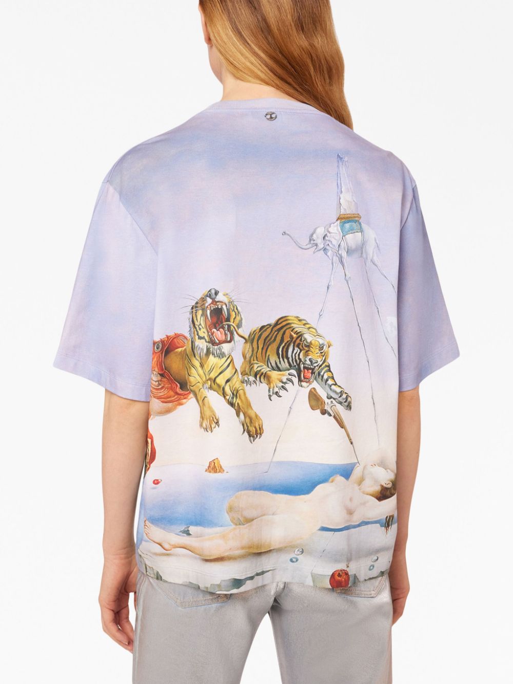 Shop Rabanne All-over Graphic Print T-shirt In White
