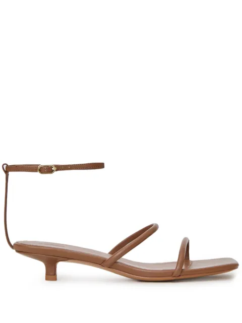 12 STOREEZ double-strap 30mm leather sandals