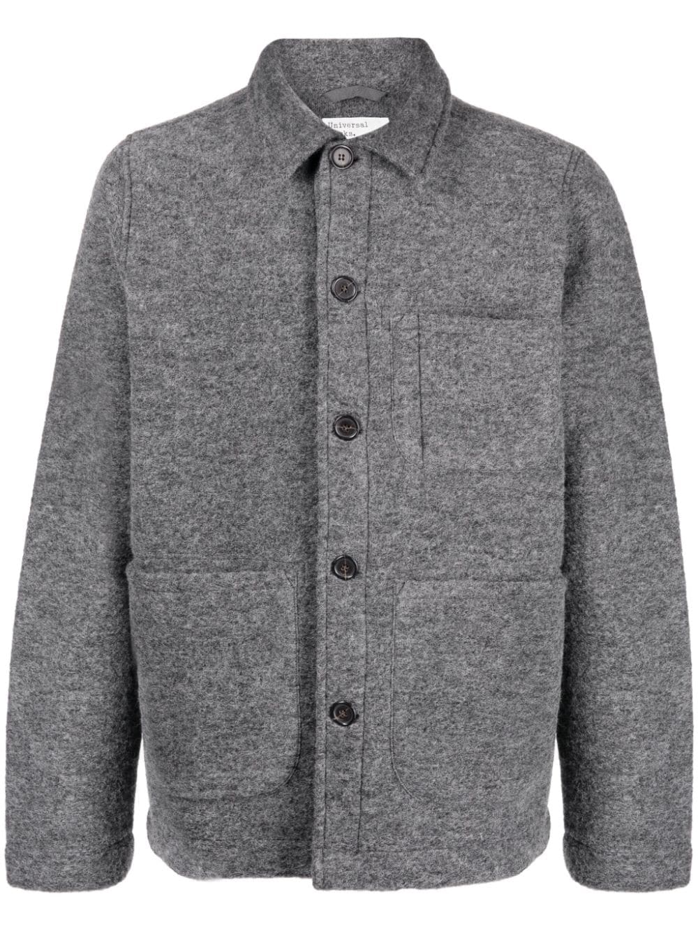 Image 1 of Universal Works buttoned shirt jacket