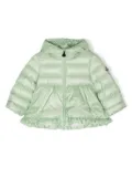 Moncler Enfant logo-patch padded jacket - Green