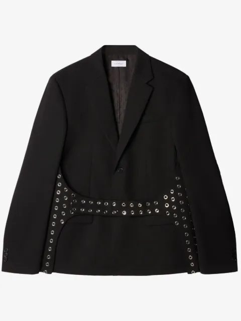 Off-White eyelet-embellished wool blazer
