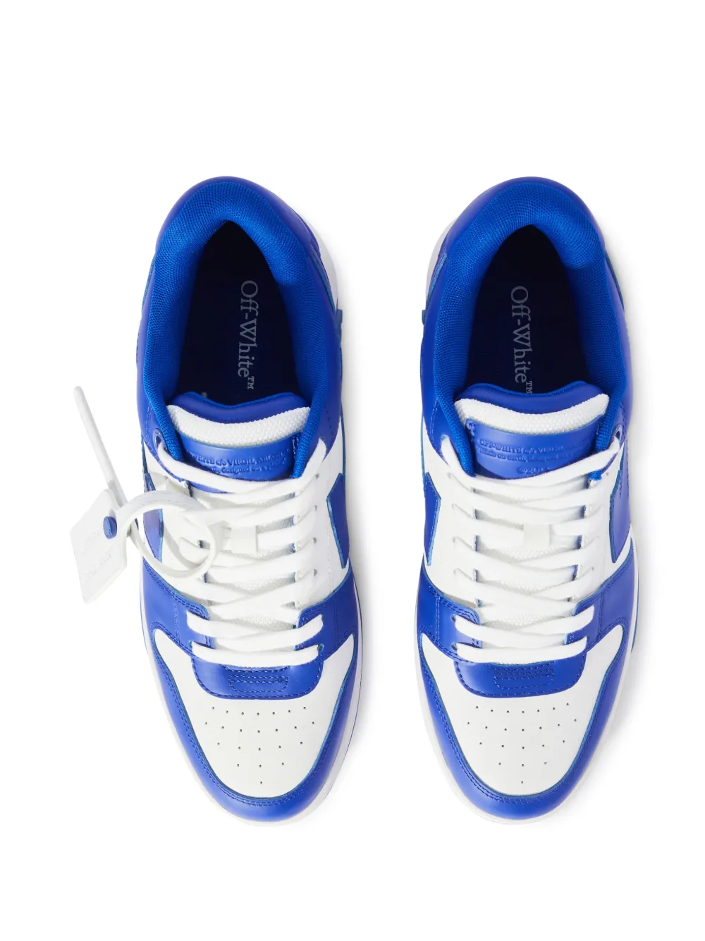 Out Of Office “ooo” White / Blue Low Top Sneakers