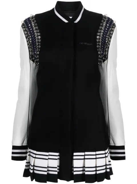 Off-White vestido corto Lea Varsity