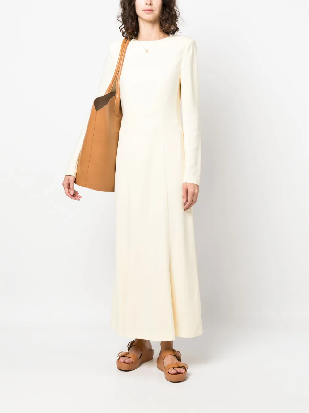 Rodebjer Isonda long-sleeve maxi dress - Geel