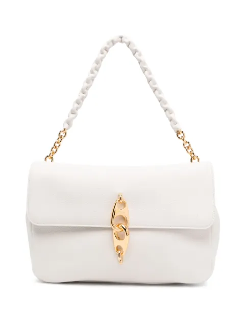 TOM FORD chain-link handle leather tote bag