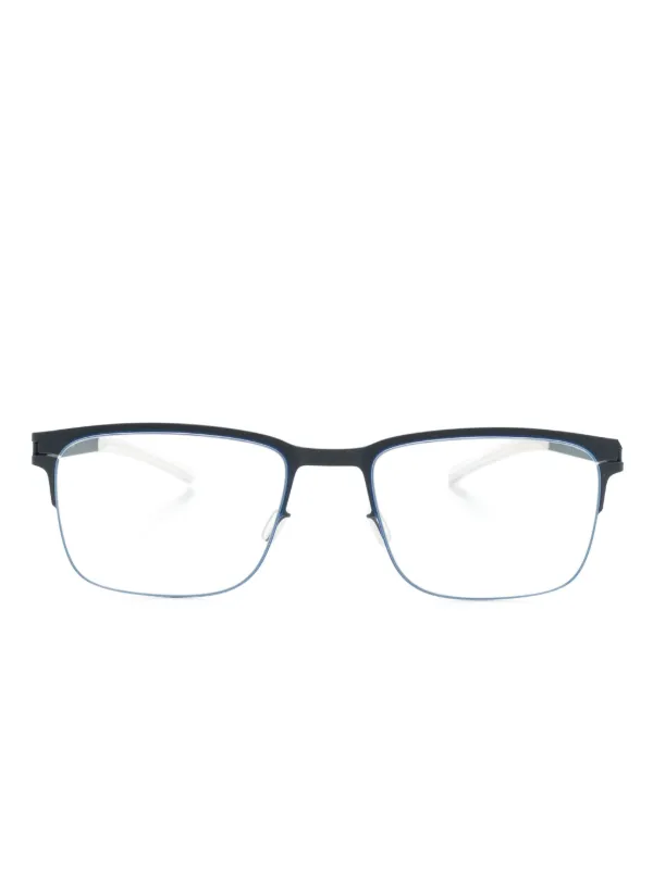 Mykita rectangle-frame metal glasses