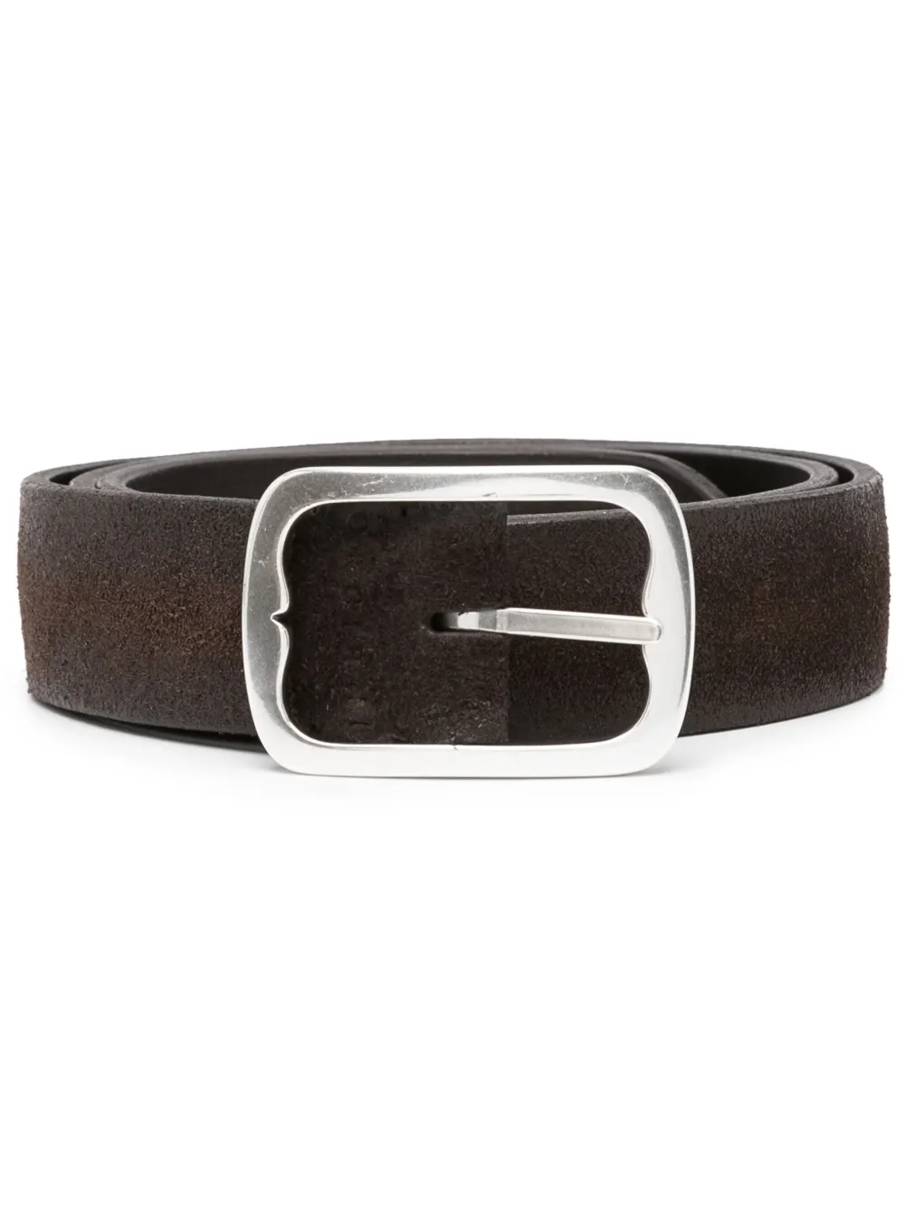 Orciani Buckle-fastening Leather Belt In Brown