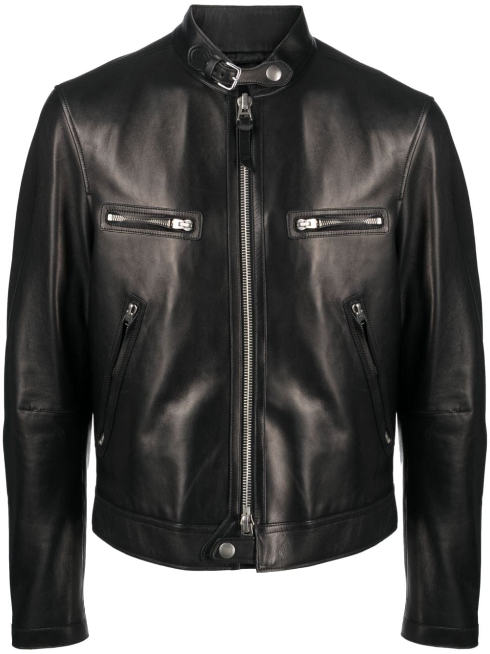 TOM FORD Leather Biker Jacket - Farfetch