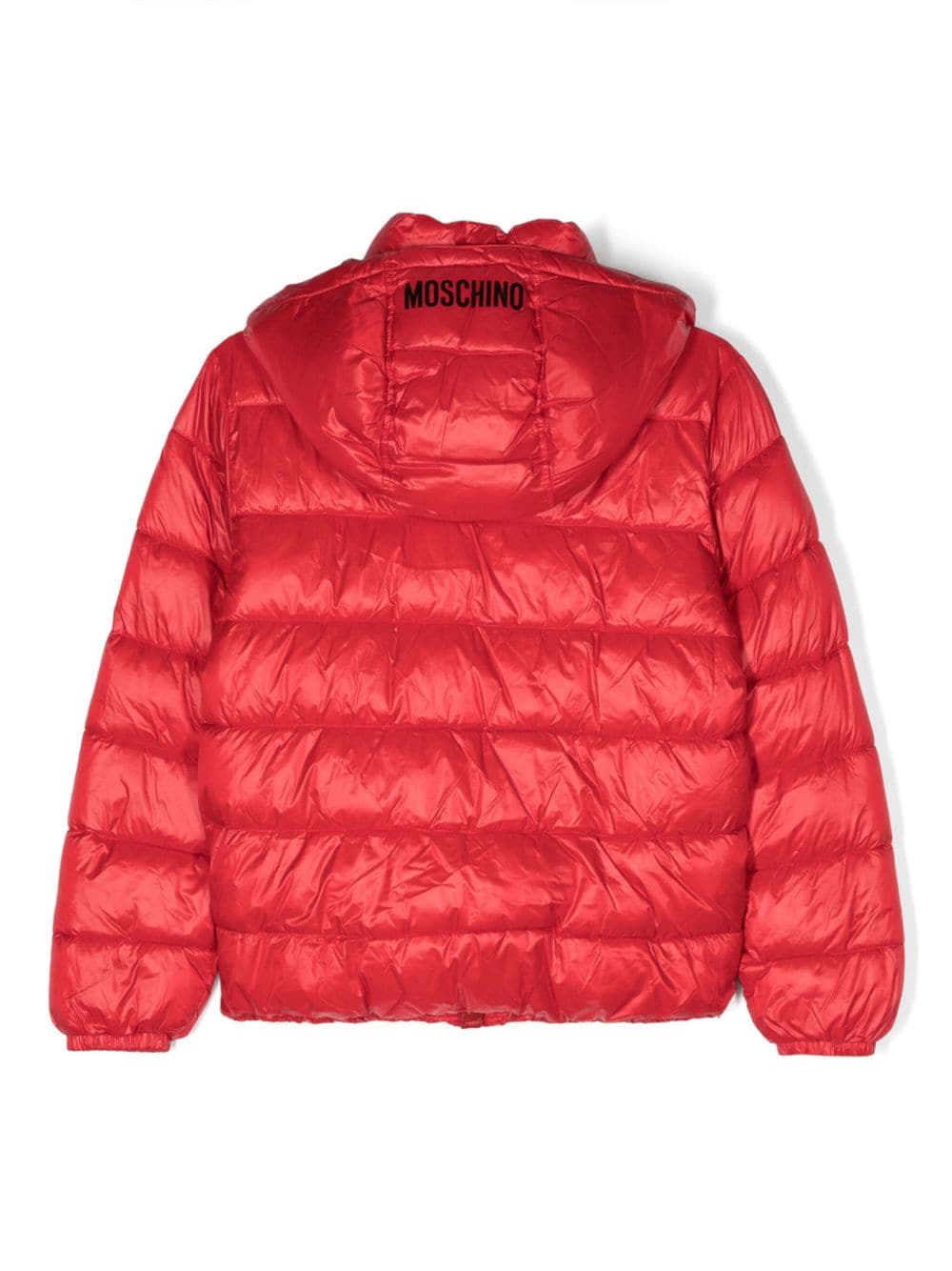 Moschino Kids Gewatteerd jack - Rood