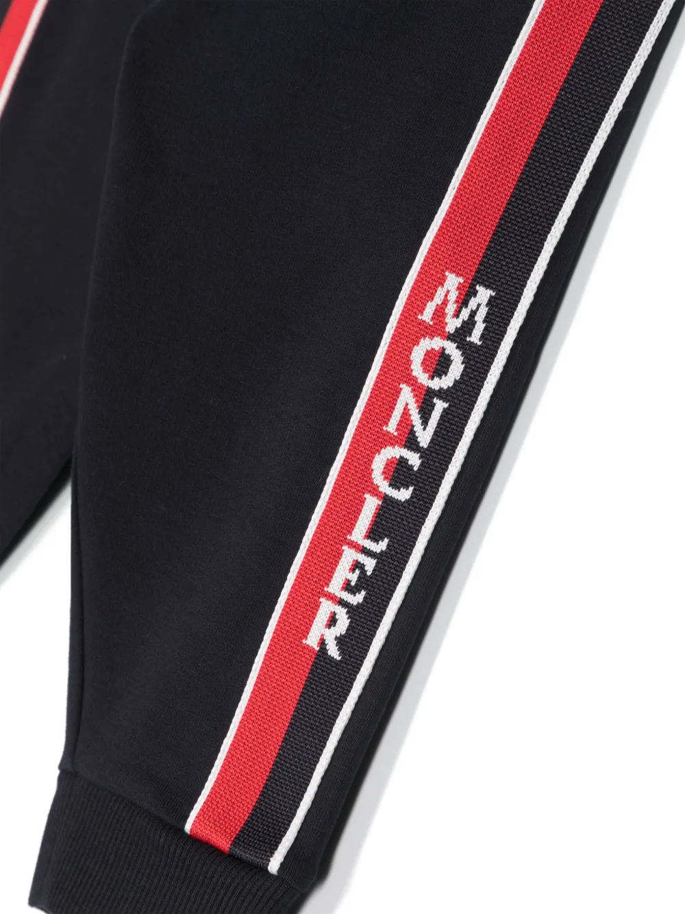  Moncler Enfant Logo-print Side-stripe Track Pants - Blue 