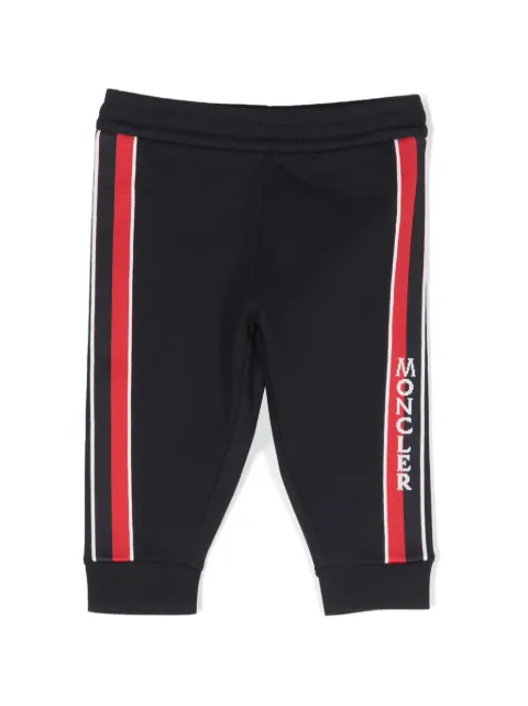Moncler Enfant logo-print side-stripe track pants