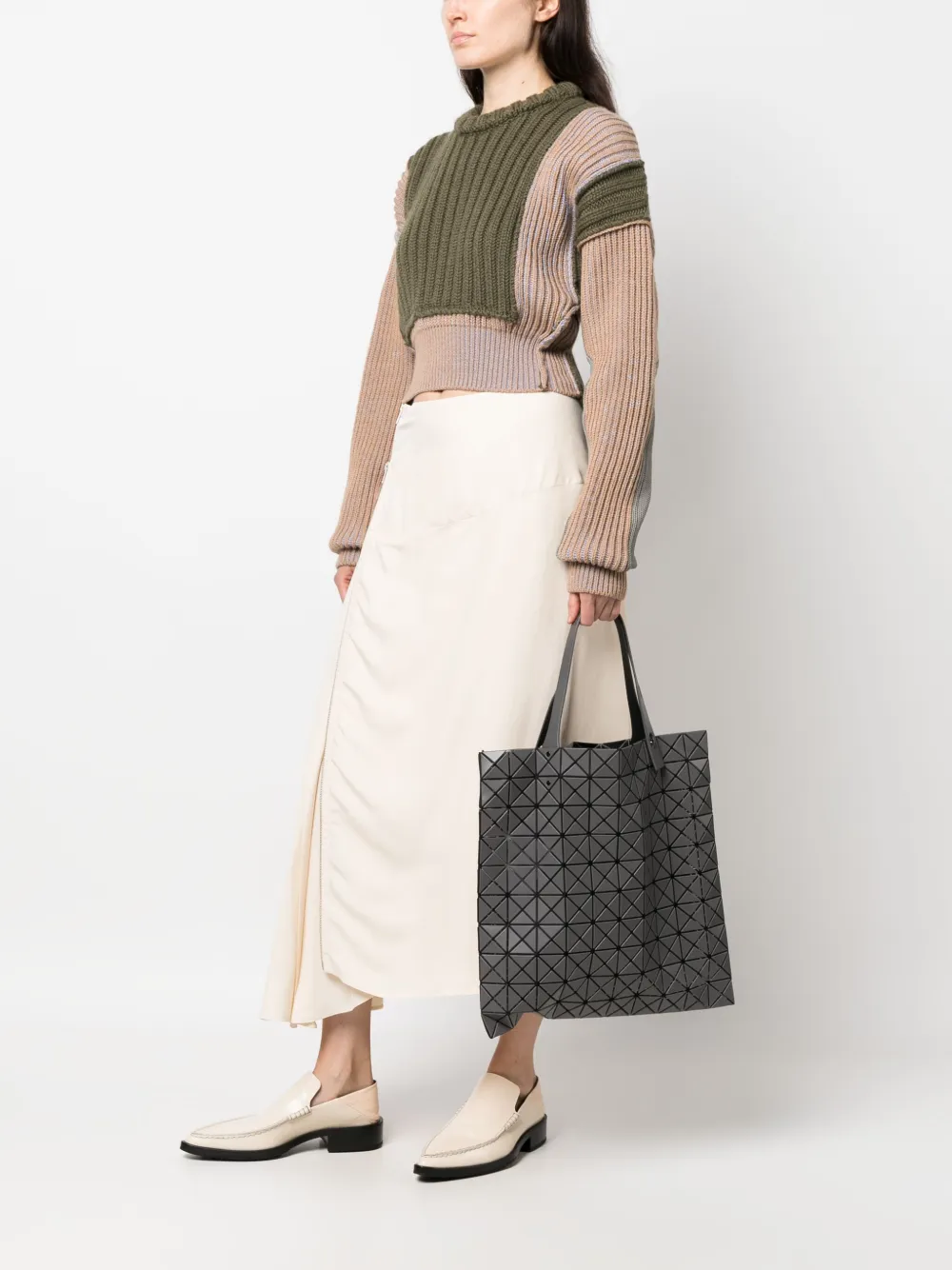 Issey Miyake Prism tote bag - Grijs