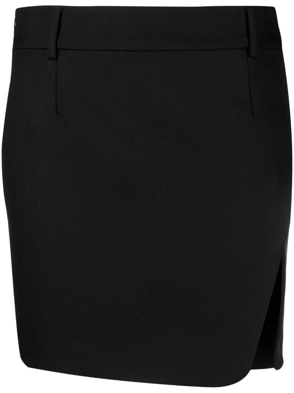 Off-White Tech Drill Tailored Miniskirt - Farfetch