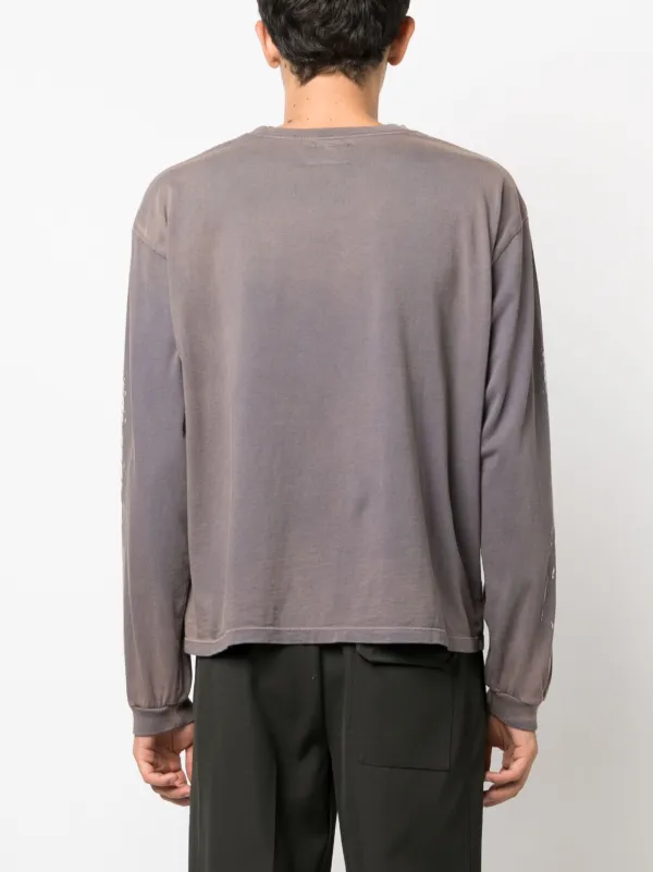 RHUDE Dakar 91 long-sleeve T-shirt | Grey | FARFETCH RHUDE Dakar 91 long-sleeve T-shirt | Grey | FARFETCH