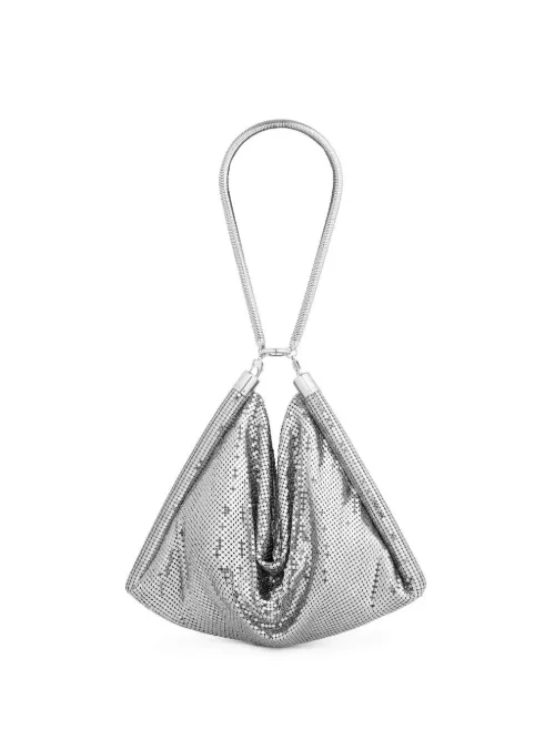 Sac porté épaule en maille métallique - Rabanne - Modalova
