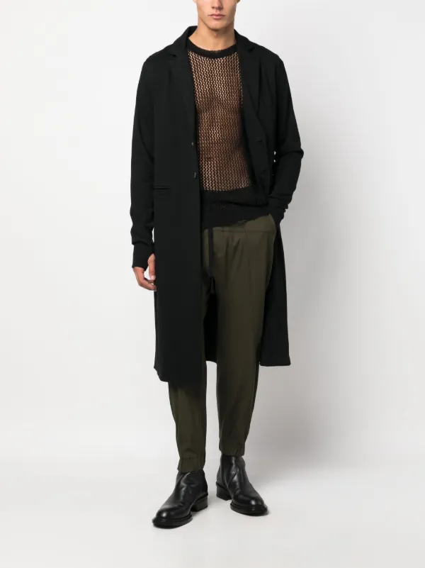 Thom Krom single breasted Cotton Blend Coat Farfetch